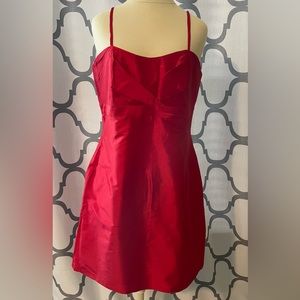 🤍Vivid red Aria cocktail dress with pockets 🤍